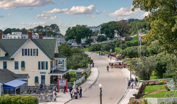 Mackinac Island Michigan - Main Street