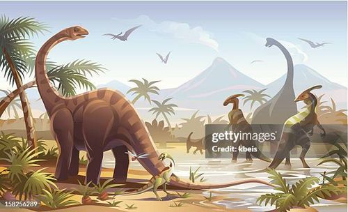 dinosaurs - dinosaur stock illustrations