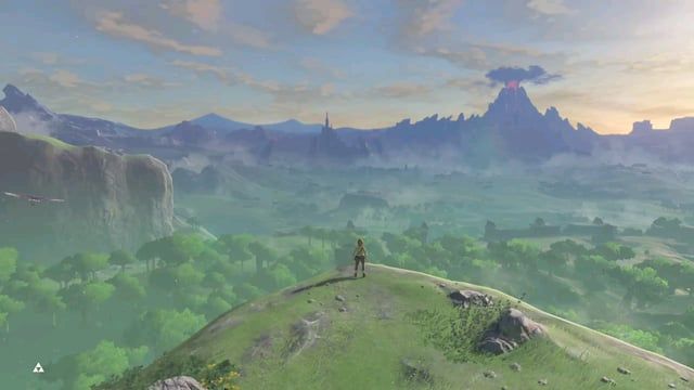 The opening sequence of Breath of the Wild, unveiling a world, a playground, a promise
