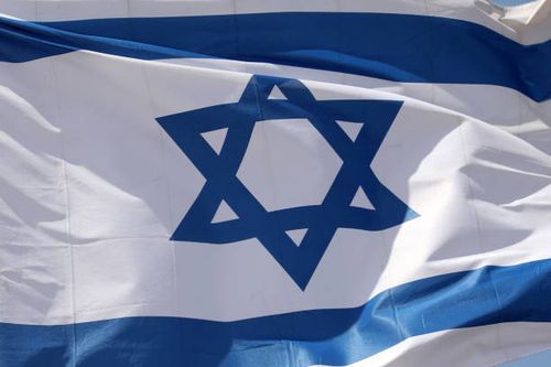 Israel flag waving Israel flag waving israel stock pictures, royalty-free photos & images