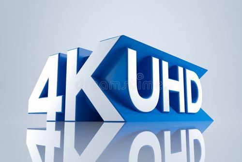 4K Ultra HD TV 3D logo. 4k ultra hd logo illustrations