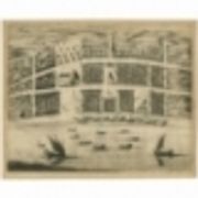 Antique Map of Tutecoryn by Baldaeus (1672)