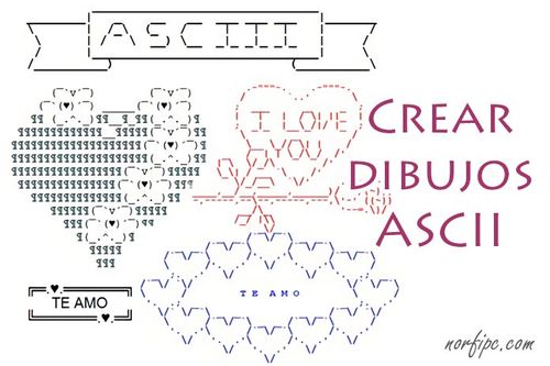 Dibujos y figuras del arte ASCII