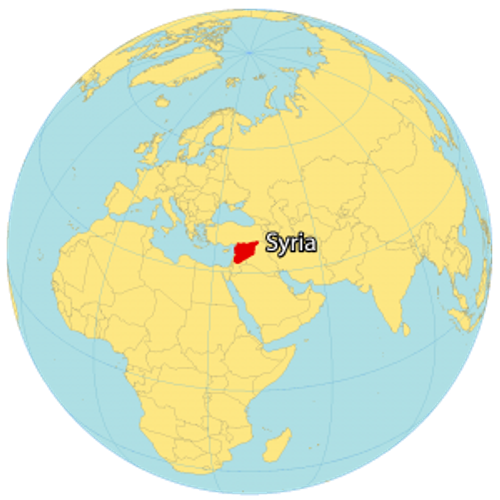 Syria World Map
