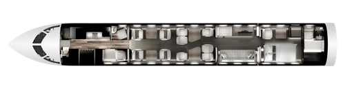 Global 7500 floorplan