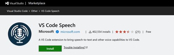 VS Code Speech