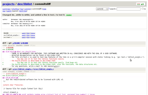 gitweb