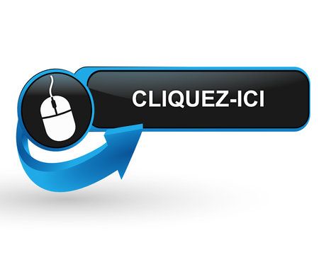 cliquez ici sur bouton web design bleu