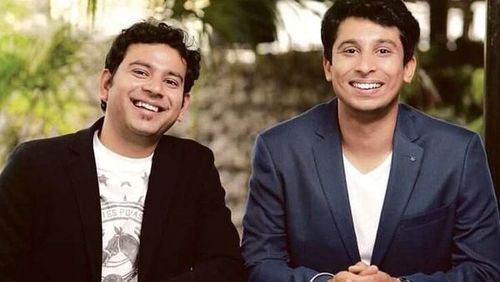 Meesho co-founders Sanjeev Barnwal (left) and Vidit Aatrey.