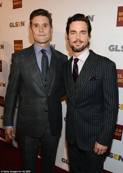 Family of five: Matt Bomer is married to publicist Simon Halls and together they have three children