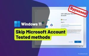 How to bypass Microsoft Account in OOBE (working methods) on Windows 11