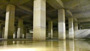 南郷公園地下の流域貯水池
