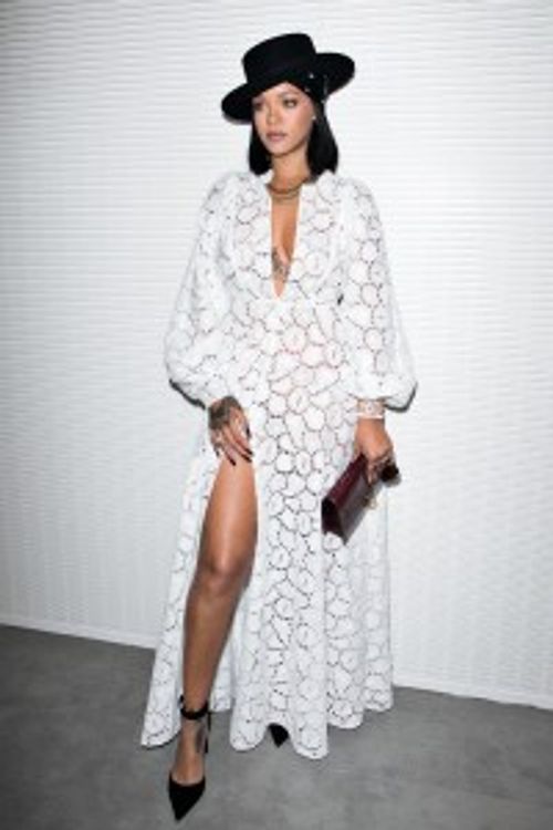 Rihanna attends the 'Young Fashion Designer': LVMH Prize 2017 edition at Fondation Louis Vuitton on June 16, 2017 in Paris, France.