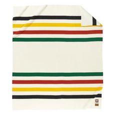 Pendleton National Park Blanket King 108" x 90" - 100% Wool, Soft and Durable Throw for Home & Outdoor Adventures, Iconic Park Stripes Collectible Keepsake - Glacier