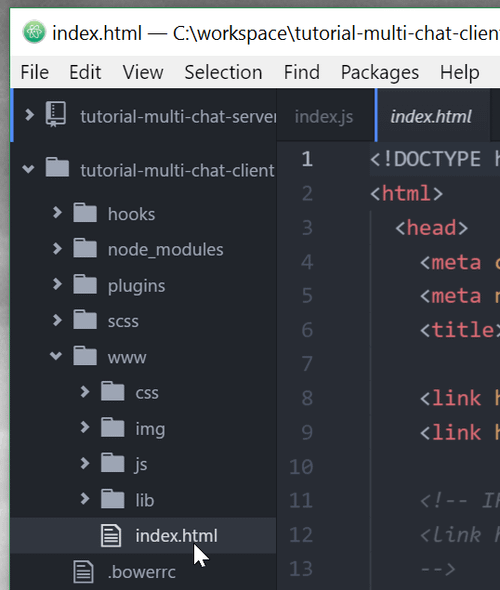 Atom index.html edit