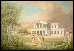 The house of Sir Thomas Strange, who in 1800 became the first Chief Justice of the Fort of St. George (Madras) and wrote Elements of Hindu Law (1825).