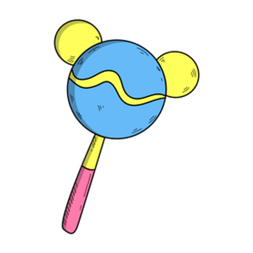 Lollipop candy drawing clipart