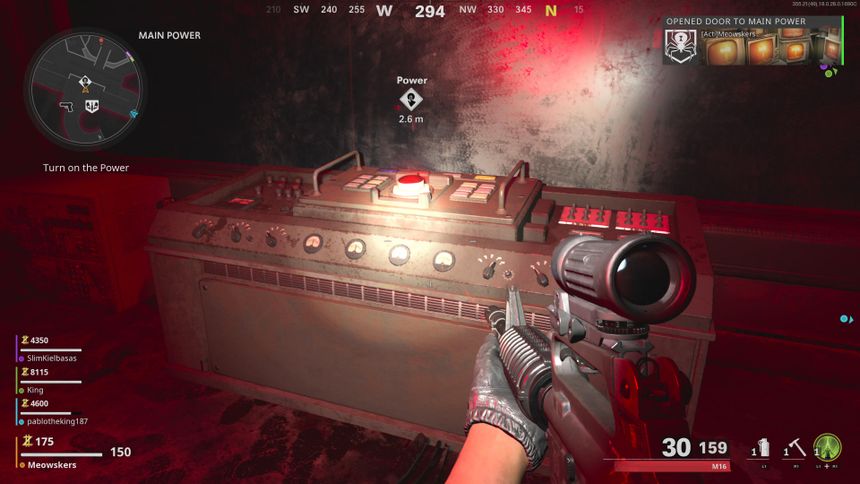 Black Ops Cold War zombies turn on the power