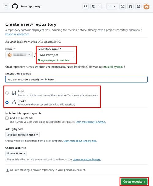 GitHub 教學：創建新的儲存庫（Repository）-2