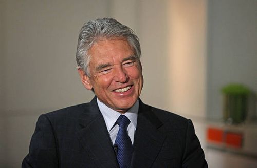 Peter Brabeck-Letmathe, chairman of Nestle SA, gestures during a television interview in London, U.K., on Friday, May 7, 2010. Stocks slumped...