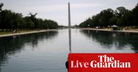 Trump says six people have been arrested and seven cited over reflecting pool changes – US politics live - The Guardian
