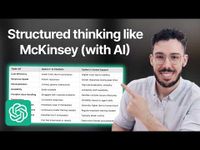 5 AI Prompts to Think Like a Strategy Consultant - YouTube