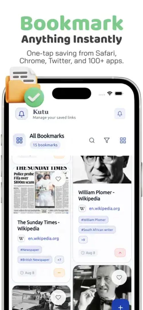 Kutu - 书签管理工具[iOS][内购限免]-反斗限免