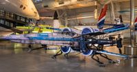 A defunct Boeing drone is now on display at the Air and Space Museum in full X-Wing regalia