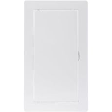 HVAC OV 4x8 Inch White Access Panel – ABS Plastic Rectangular Wall & Ceiling Access Door for Plumbing Electrical HVAC – Easy Install Indoor Panel for Drywall, Home Improvement and Maintenance