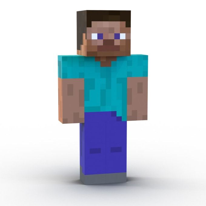 put minecraft steve in the backround of your picture