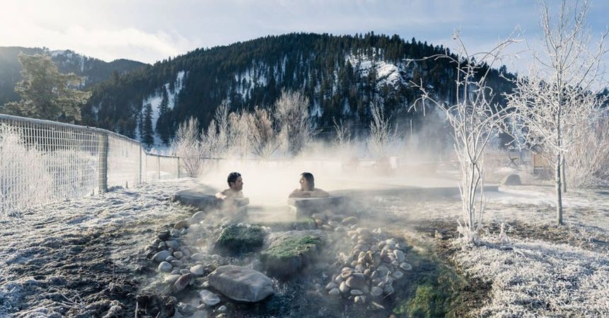 Granite Hot Springs Winter