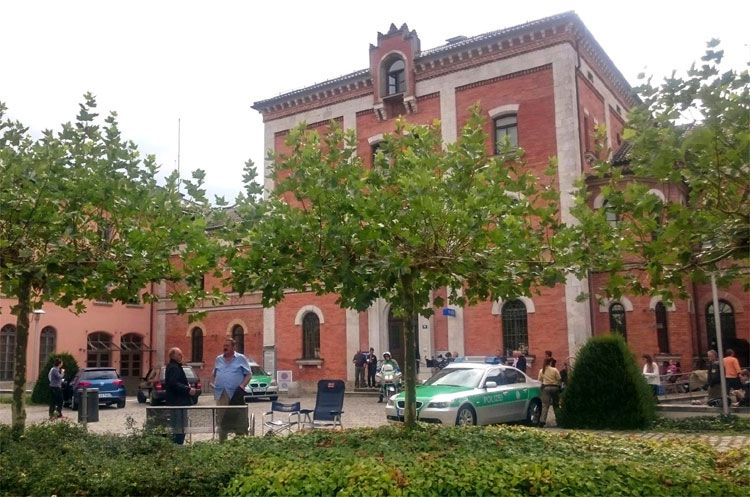 Drehort Polizeistation, Rathaus Rosenheim © Sabine Weinhardt