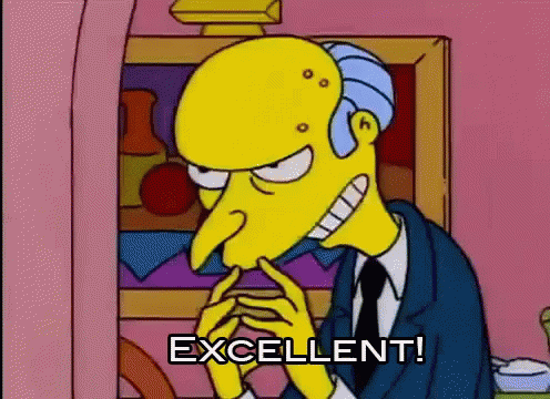 Rubbing Hands The Simpsons Mr Burns GIF