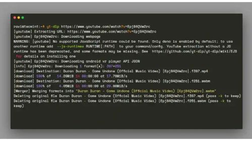 command-line YouTube downloader