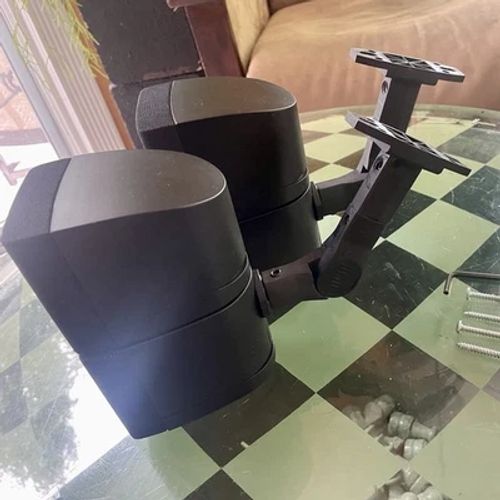 2 Bose Very Good Cond Black Double Cube Speakers and Mounts Lifestyle DoubleShot - Image 1 of 4