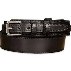 Bullhide Belts Mens Leather Belt for Work, Casual, Dress, 1.50" Wide, Black, 44"