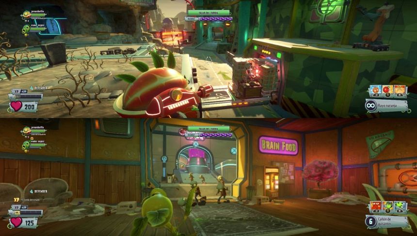 Una de las grandes mejoras es que se puede jugar en local a pantalla partida en cantidad de modos. No están todos, pero sí la mayoría.