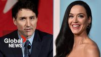 Wine and dine: Katy Perry, Justin Trudeau spotted together at Montreal restaurant - YouTube