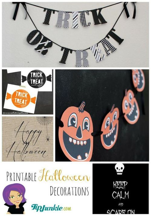 Printable Halloween Decorations