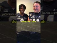 Montana State FB stars react to throwback footage ❄️ # ...