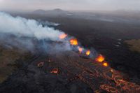 Sulphur dioxide from Iceland volcano eruption has reached the UK | New Scientist
