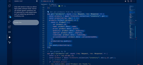 终端中的 Gemini 代码助手