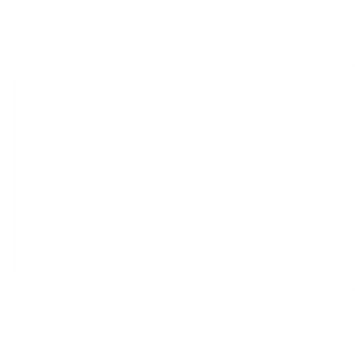 Email Envelope Line White Icon in SVG, PNG formats