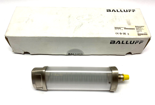 Signal light BNI IOL-801-102-Z037, Merch.code 8531809051, 287179 (ALL).
Principle of operation = Indicator light with sound module | Interface = IO-Link 1.1 | Operating voltage Ub
= 18...30.2 VDC | Connection = M12x1-Male, 4-pin | Segments, number max. = 3 | Predefined colors =
Yellow, white, Green, Blue, Red, Orange, configurable | Function indicator = Runlight Mode, Level
Mode, Segment Mode, Flexi-Mode | Volume max. = 95 dB/m | Setting = Function indicator, Volume |
Additional function = Expanded process data | Dimension = 60 x 60 x 234.5 mm | Housing material = PC,
Transparent, Cu 15 μm, Ni 15 μm;Die-cast zinc | Mounting part = Screws M18 | Ambient temperature =
-5...50 °C | IP rating = IP30 | Transfer rate = COM2 (38.4 kBaud) | Process data cycle min. = 7.2 ms |
Process data IN = 1 byte | Process data OUT = 8 bytes