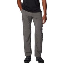 Columbia Mens Silver Ridge Utility Convertible Hiking Pant, City Grey, 42 x 32