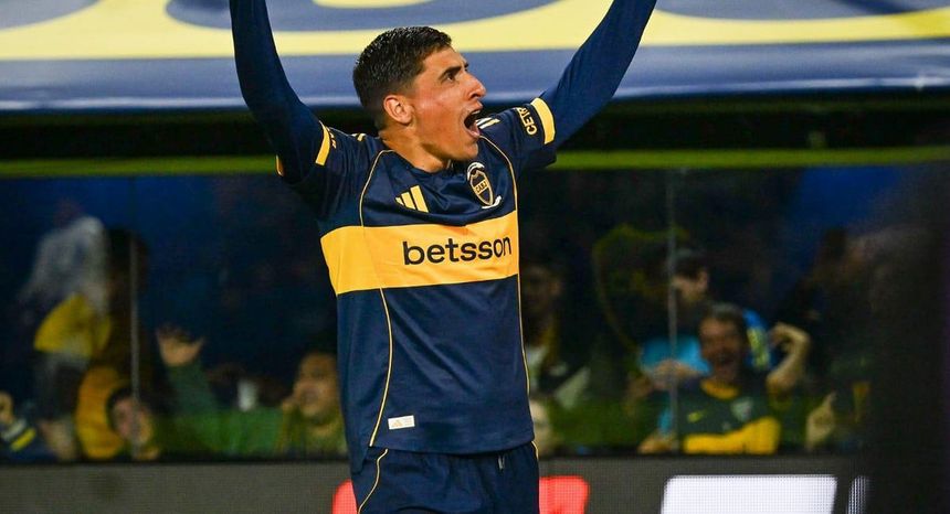 Merentiel anotó los dos goles del Xeneize