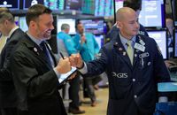 Dow jumps 500 points, S&P 500 closes above 5,700 for the first time a day after Fed slashes rates: Live updates
