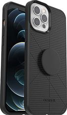OtterBox + Pop Case for iPhone 12 & iPhone 12 PRO (ONLY) Non-Retail Packaging - Black