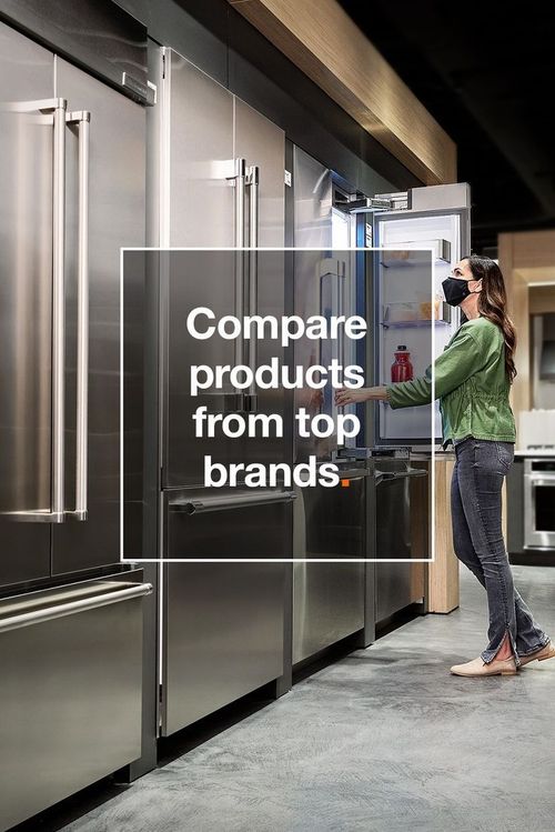 Make an appointment to explore top-name appliances in our showroom at The Home Depot Design Center.​