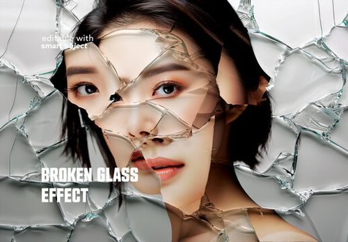 Broken Glass Effect with Ai Elements